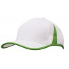 Cap - mod. 4004:White, Polyester, Green